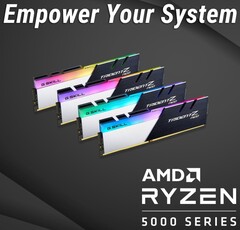 Kits de mémoire G.Skill Trident Z Neo pour les processeurs de bureau AMD Ryzen 5000 (Source : G.Skill)
