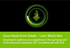 NVIDIA GeForce Game Ready Driver 460.79 - What&#039;s New DLSS support in Cyberpunk 2077 and Minecraft RTX in Windows 10 (Source : GeForce Experience app)