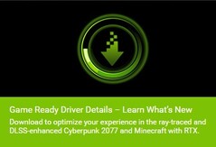 NVIDIA GeForce Game Ready Driver 460.79 - What's New DLSS support in Cyberpunk 2077 and Minecraft RTX in Windows 10 (Source : GeForce Experience app)
