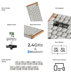 Caractéristiques de base du clavier de jeu sans fil Keychron K3 HE