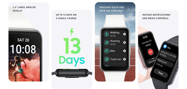 Principales caractéristiques du Galaxy Fit 3.