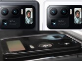 Le Xiaomi Mi 11 Ultra a l'air élégant dans les rendus mais la capture d'écran de la fuite vidéo raconte une autre histoire. (Source de l'image : @BenGeskin/Tech Buff PH - édité)