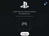 L'écran d'accueil de la PS5 affichant les jeux auxquels vous avez récemment joué