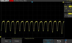 25 % de luminosité : 120,47 Hz PWM