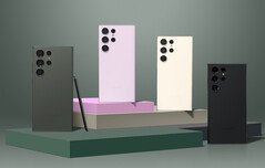 Le Galaxy S24 Ultra devrait être disponible en sept couleurs, dont trois en exclusivité en ligne, Galaxy S23 Ultra en photo. (Source de l'image : Samsung)