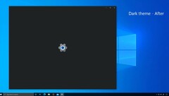 Windows 10 21H1 fera correspondre les écrans d'accueil des programmes au thème choisi. (Source de l'image : Microsoft)