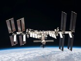 L'ISS en orbite (Source de l'image : NASA ; recadré)