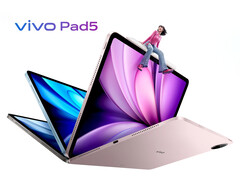 Le Vivo Pad5 est doté d&#039;une caméra frontale de 5 MP et d&#039;une caméra arrière de 8 MP. (Source de l&#039;image : Vivo)