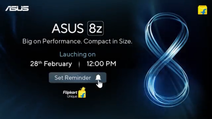 L'Asus 8z arrive sur Flipkart. (Source : Asus IN via Twitter)