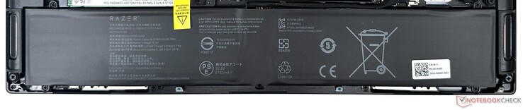Le Razer Blade 16 est équipé d'une batterie de 95,2 WHr