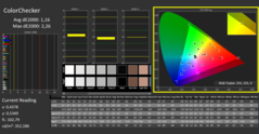 Calman ColorChecker calibré