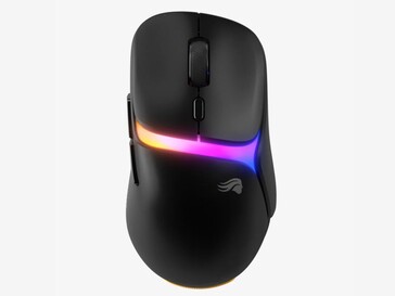 Glorious Model D3 Wireless en noir. (Source de l'image : Glorious)