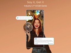 La nouvelle fonction AI Edit Genie de la série 15. (Source de l'image : Realme)