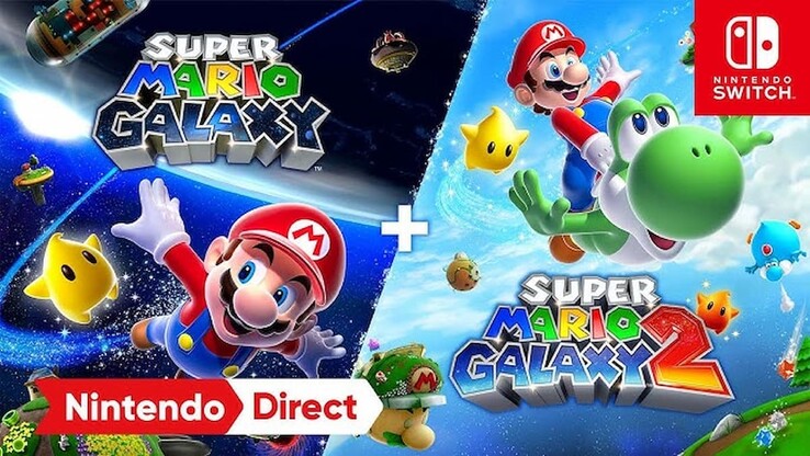 Super Mario Galaxy 1 et 2 sortiront en octobre (Image Source : Nintendo)