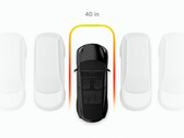 Visuels de la mise à jour du système Tesla Vision-only Park Assist (image : Green/Twitter)