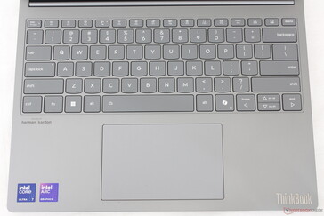 Touches dédiées à l'extension d'écran et aux widgets dans le coin supérieur droit du clavier