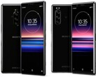 Les Sony Xperia 1 (L) et Xperia 5 (R) sont tous deux équipés d'écrans OLED 21:9. (Source de l'image : Sony - édité)