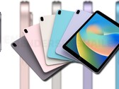Une récente fuite de rendu CAO a conduit les concepteurs à imaginer l'iPad 2022 dans une gamme de couleurs. (Image source : RendersByShailesh - édité)