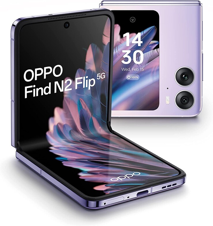 Il est possible que OnePlus s'inspire du design de l'Oppo Find N2 Flip (photo), car les deux fabricants appartiennent à la même société. (Image via Oppo)