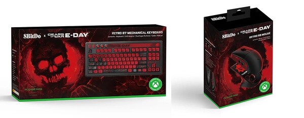 La collection de claviers et de souris 8BitDo Gears of War E Day sortira fin octobre.