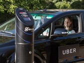 Une voiture électrique Uber (Source : Uber)