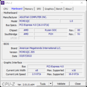 CPU-Z : Carte mère