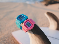 Les montres de surf Casio GLX-S5610-2 et GLX-S5610-4 (photo) sont en route pour l'Europe. (Source de l'image : Casio)