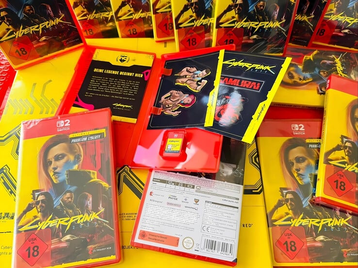 Boîtier de Cyberpunk 2077 : Ultimate Edition (Image source : compte Croc Oclock X)
