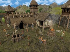 Une image représentant des bâtiments dans Dawn of Man.