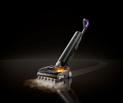 L'aspirateur-balai Eureka FloorShine 890 peut nettoyer les sols durs à la vapeur. (Source : Eureka) 