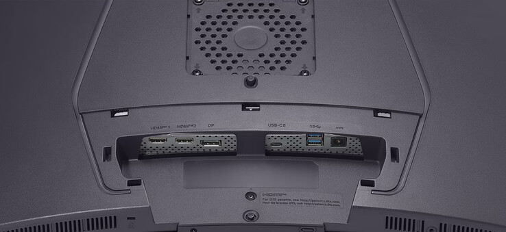 L'UltraGear OLED 45GX950A dispose de nombreux ports, notamment un port USB Type-C de 90 W. (Source de l'image : LG)