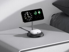 Anker a lancé une version améliorée du chargeur sans fil MagGo (support 2-en-1). (Source de l&#039;image : Anker)