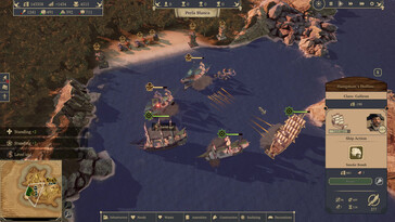Une image représentant une bataille navale dans « Republic of Pirates ».