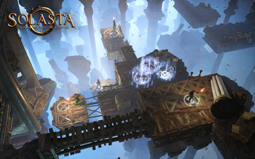 Une image illustrant un environnement dans Solasta : Crown of the Magister.