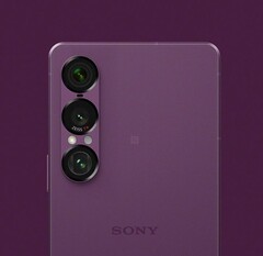 Le Sony Xperia 1 VII en violet orchidée (Source : Sony)
