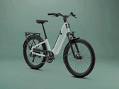 Le vélo électrique Vida E+ EX est équipé d'une batterie amovible de 700 Wh