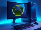 Le logo Xbox s'affiche sur l'écran d'un PC de jeu