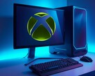 Le logo Xbox s'affiche sur l'écran d'un PC de jeu