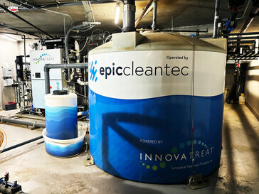 Système de filtration dans le sous-sol du bâtiment (image : Epic Cleantec / Matt Simon)