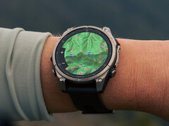 La Fenix 8 Pro offre des options de navigation cartographique intégrées. (Source de l&#039;image : Garmin)