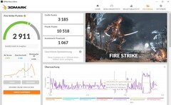 3DMark Fire Strike (sur batterie)