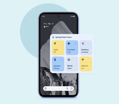 Ce mois-ci, Google a introduit une série de nouveaux widgets liés à Google Home sur Android et Wear OS. (Source de l'image : Google)