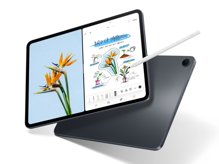 L'Oppo Pad 5 en Starlight Black, la seule finition disponible dans le monde.