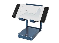 L'Expand X est doté d'une charnière spéciale qui se déploie pour accueillir des téléphones, des tablettes ou des consoles portables. (Image Source : Beelink)