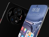 Un nouveau rendu du Huawei Mate 50. (Source : HoiINDI)