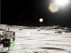 Depuis la lune, la vue sur l&#039;univers est sans filtre. (Source : Intuitive Machines)
