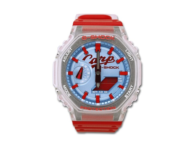 La Casio G-Shock 2026 x Hiroshima Toyo Carp GA-2100X (Source de l'image : magasin Hiroshima Toyo Carp)
