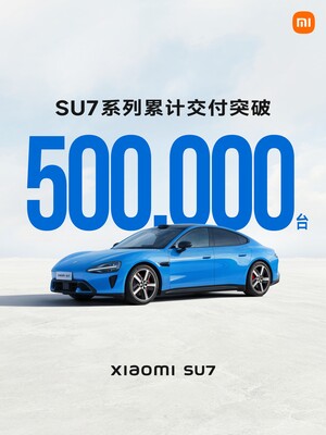 500 000 véhicules électriques Xiaomi en seulement 28 mois.