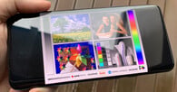 Utilisation du OnePlus 7 Pro à l'extérieur avec la luminosité maximale.