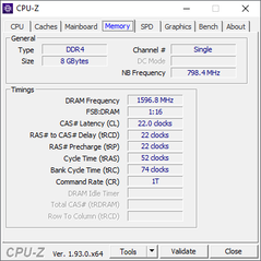 Mémoire CPU-Z